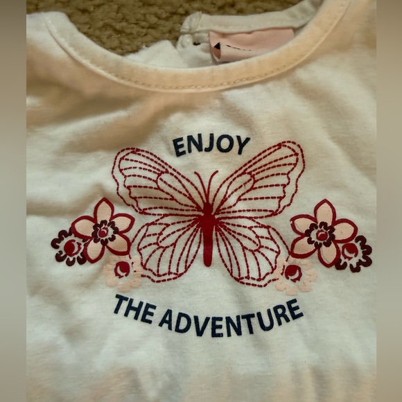 ⚡️Little Lass White and Blue Outfit | 5 for $15 - Picture 3 of 5